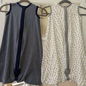 Lot of 2 Burt's Bees Beekeeper Sleepsacks, Size Medium.